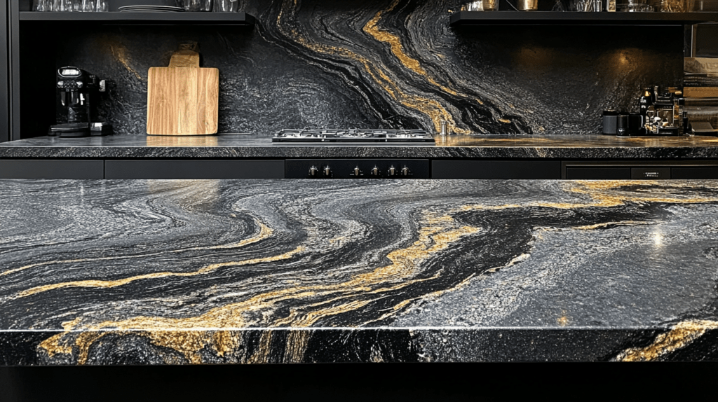 Titanium Gold Graniet