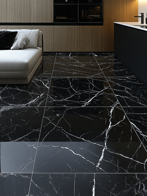 Keramiek vloer zwart