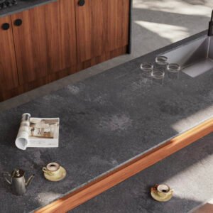 Rugged Concrete Caesarstone Composiet Keukenbladen