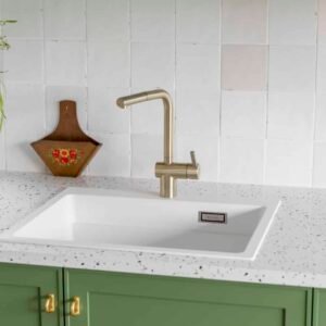 Keukenblad Terrazzo white