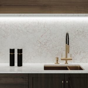 Composiet keukenbladen Silestone Rivière Rose