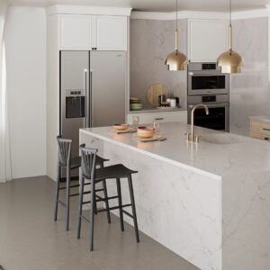 Composiet keukenbladen Silestone Victorian Silver
