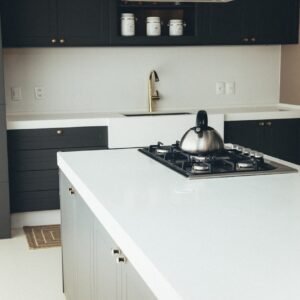 Composiet keukenbladen Silestone White Zeus