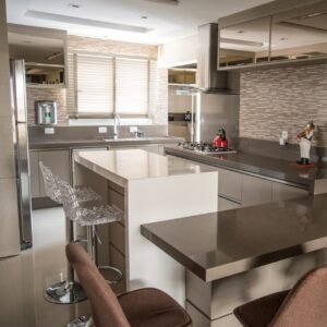 Composiet keukenbladen Silestone White Zeus