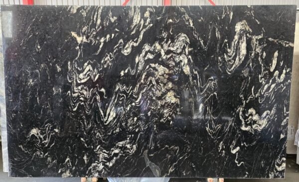 Cosmic Black Gepolijst Graniet Keukenbladen