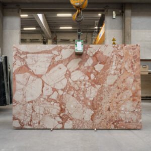 Werkbladen Breccia Pernice Leatherlook Marmer