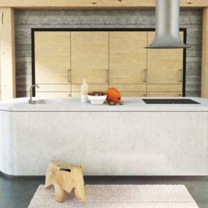 Caesarstone 5141 Frosty Carrina composiet keukenbladen