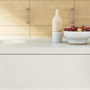Caesarstone 5141 Frosty Carrina composiet keukenbladen