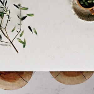 Caesarstone 5141 Frosty Carrina composiet keukenbladen