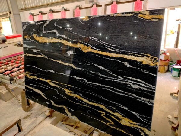 Black Fussion Kwartsiet Keukenbladen