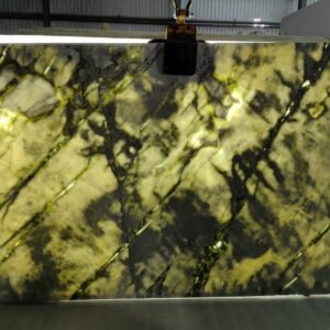 Kwartsiet Jade Wounder Keukenbladen